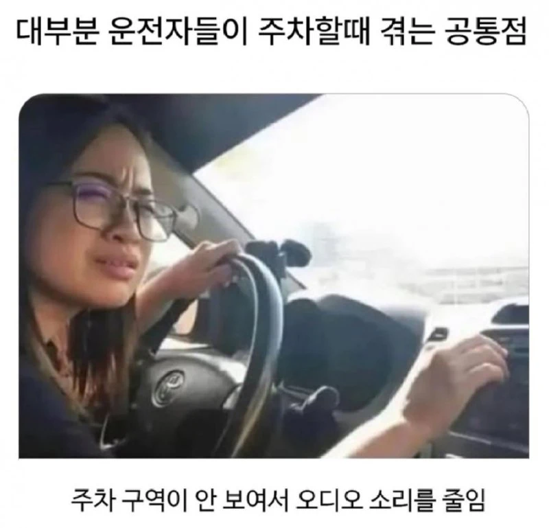대부분 운전자들 공통점ㅋㅋㅋ