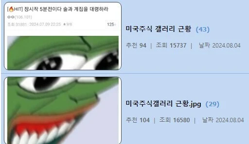 유게 단톡방이 실존한다는 증거
