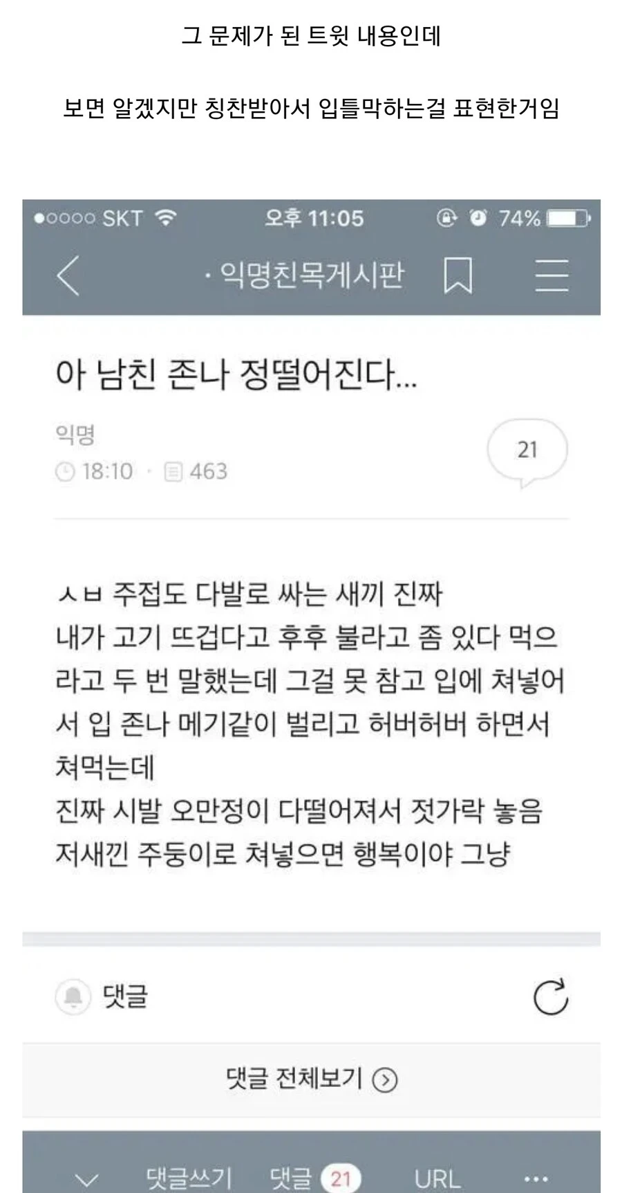 ㅇㅇㄱ) 비챤 남혐 발언 논란을 설명하던 ㅇㅍㄹ_3.jpg