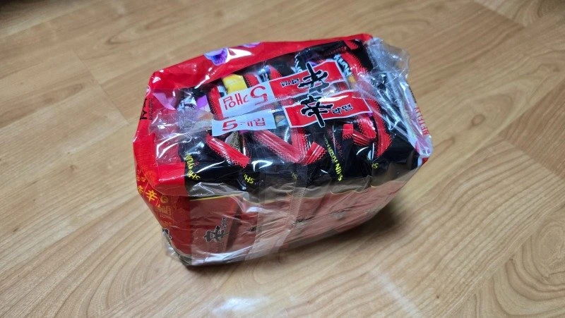 라면 5개들이 샀는데... 이걸 어쩌죠?