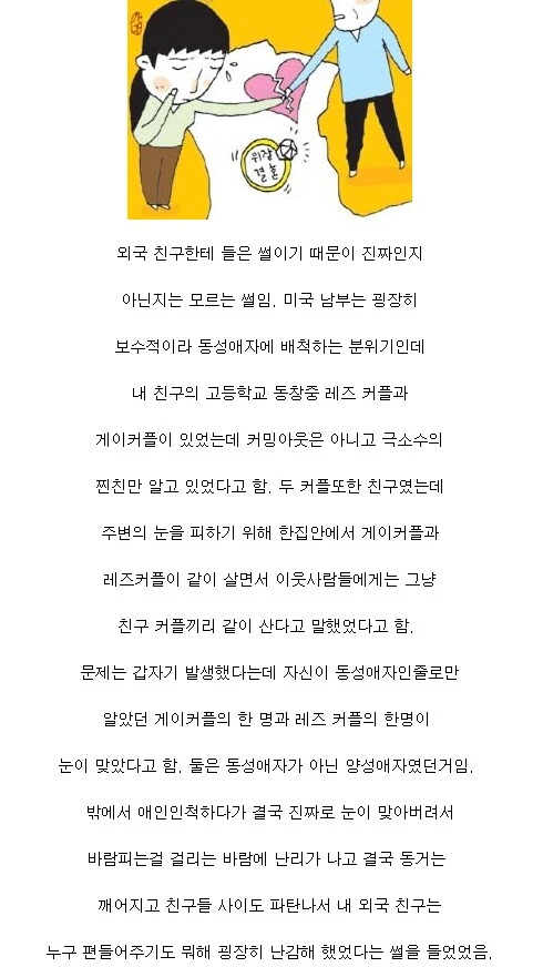 게이 커플과 레즈 커플의 동거가 파탄난 이유.JPG