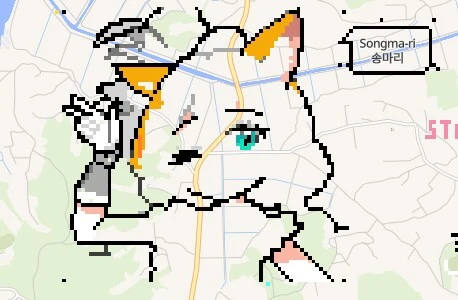블루아카, wplace) 하...무츠키 그리고 싶었는데...