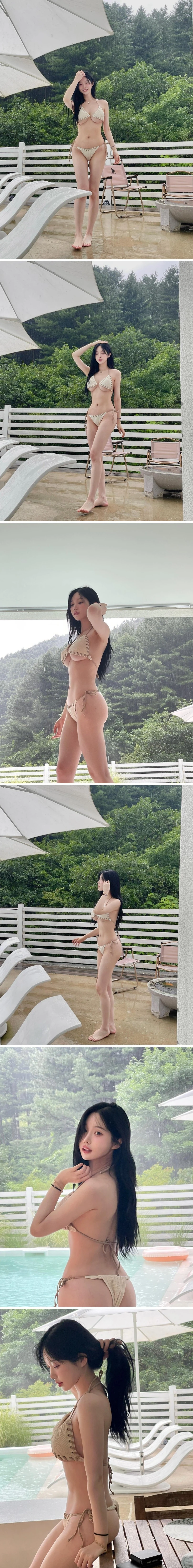 비키니 사진 올린 한갱 인스타