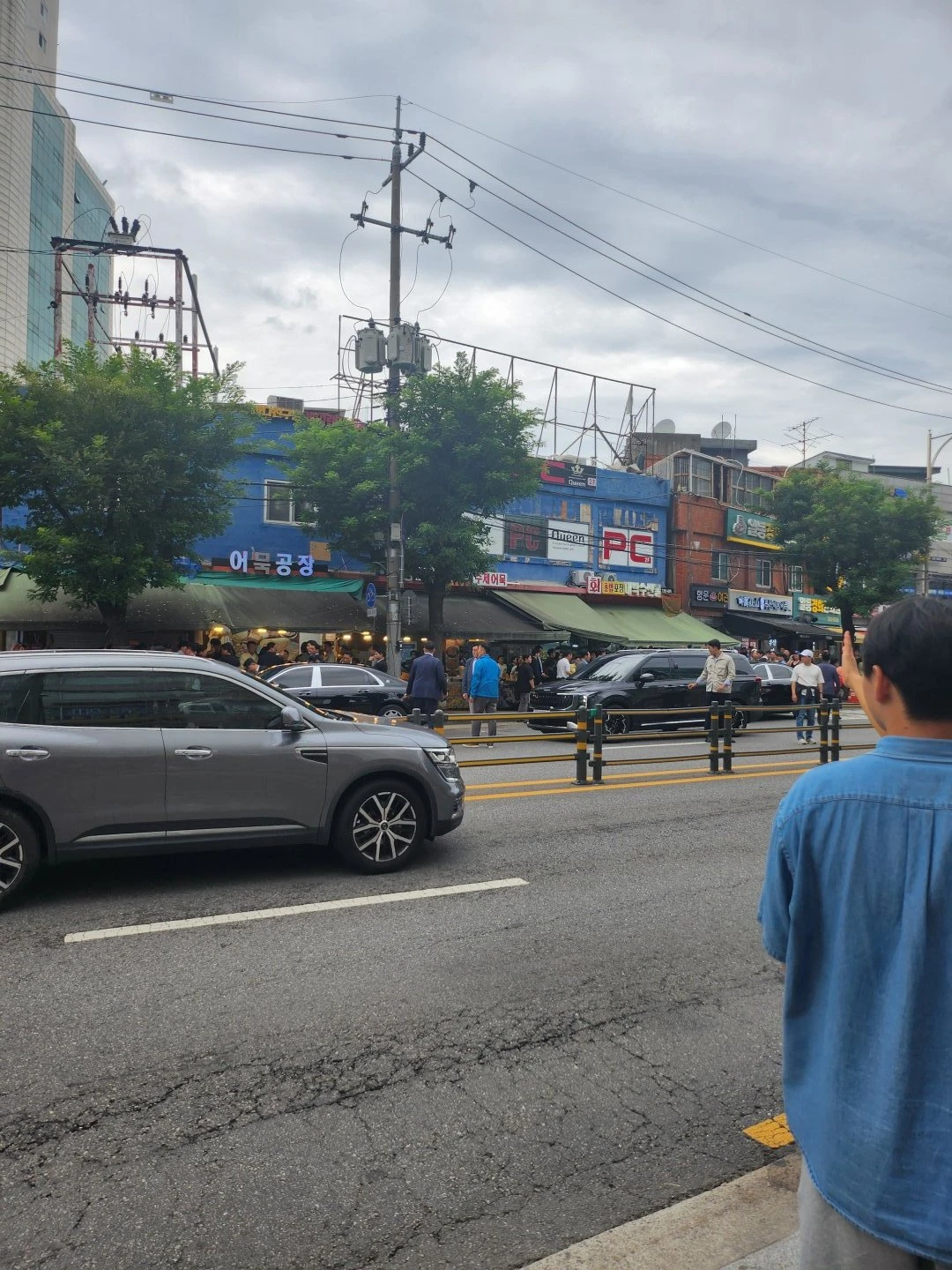이재명 대통령님이 우리 동네에 오셨네요