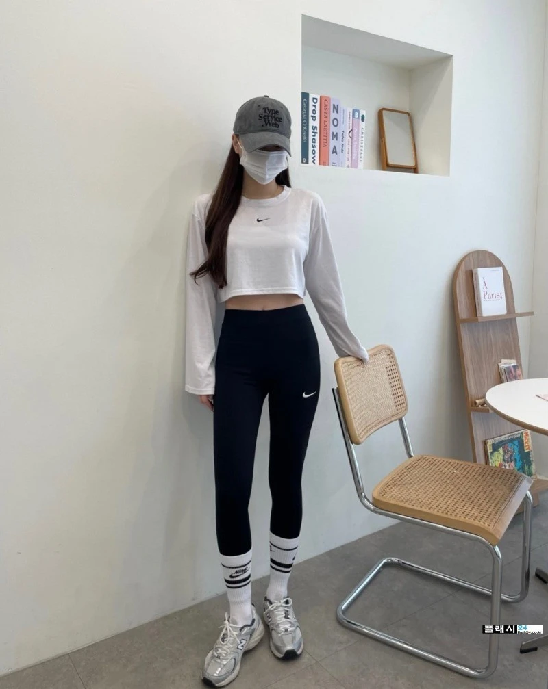 여친한테 나이키 레깅스를 입히자