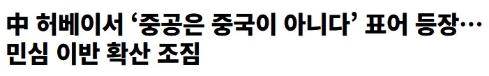 ‘중공은 중국이 아니다’
