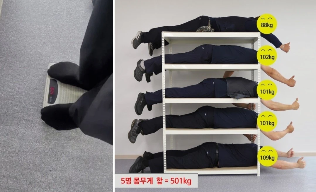 어느 중소기업의 신뢰도 높은 철제선반