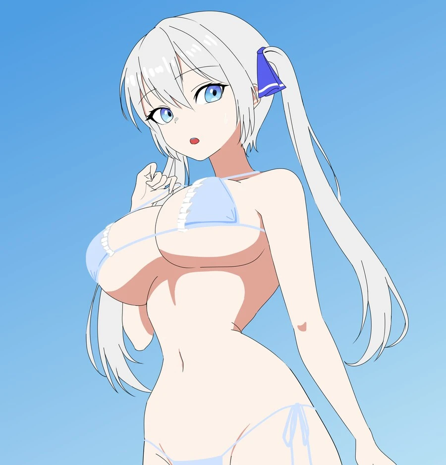 은발 양갈래 미소녀 좋아함?