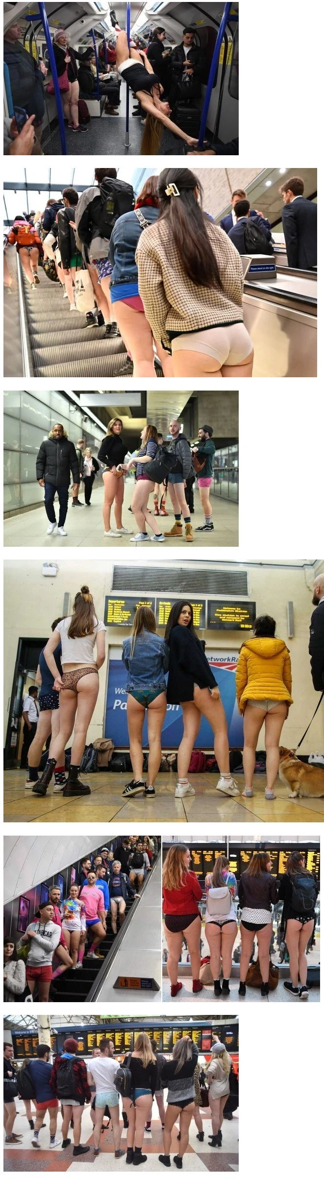 일년에 한번 팬티만 입고 지하철 타는 행사