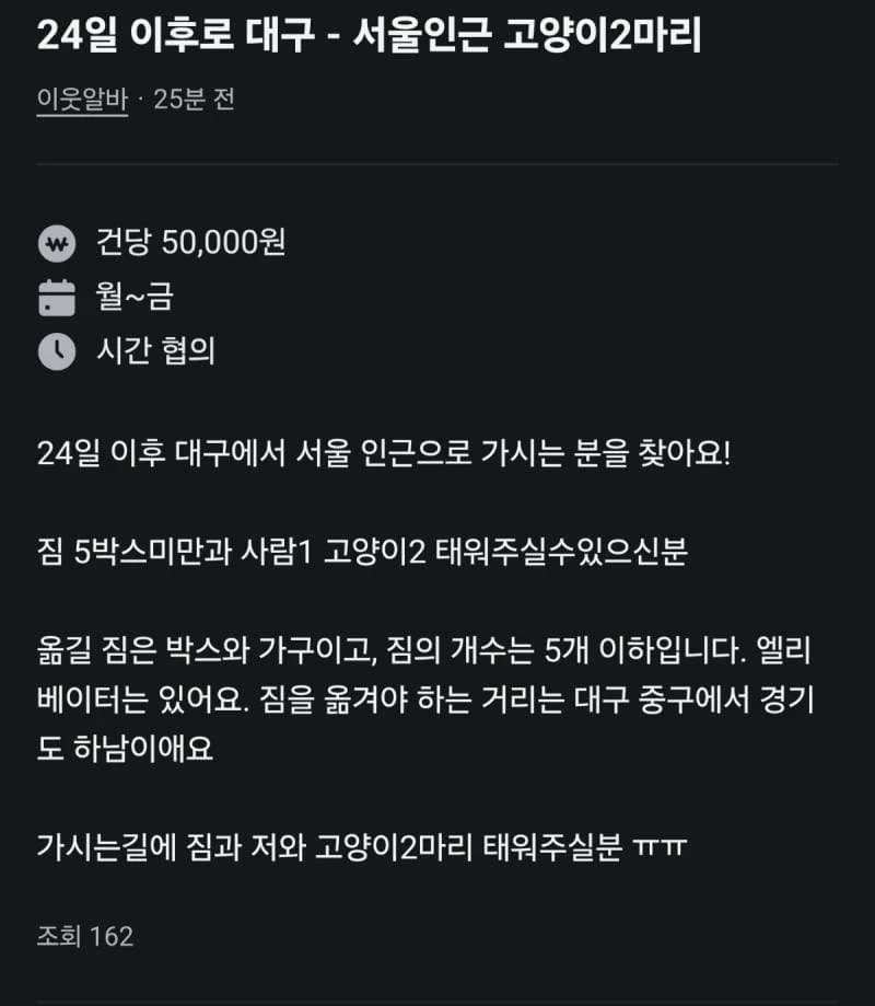 당근알바 근황