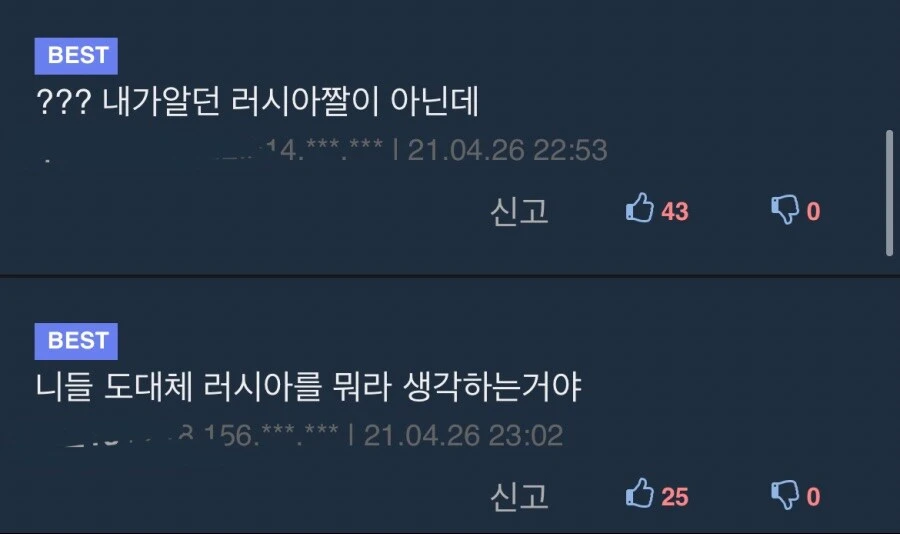 러시아 교통사고 짤